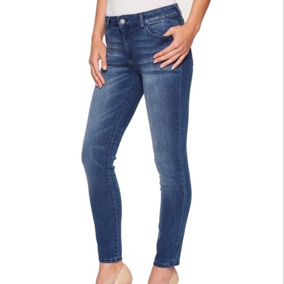 DL 1961 x REVOLVE Margaux Skinny Ankle Jean Blue, Size 32 - Picture 1 of 10